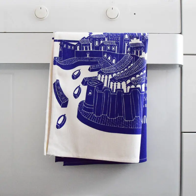 Dubrovnik Kitchen Towel – Blue - Image 4