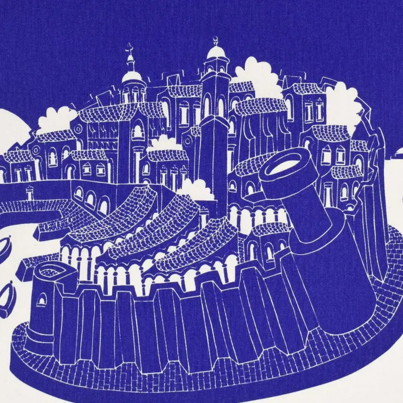Dubrovnik Kitchen Towel – Blue - Image 3