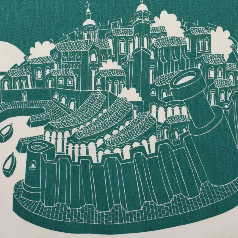 Dubrovnik Kitchen Towel – Green - Image 4