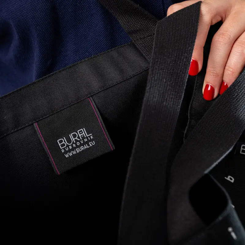 Black Dubrovnik Tote Bag - Image 5